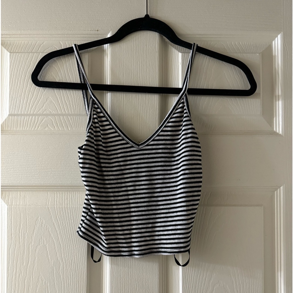 Papaya cropped tank top